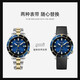PosCer Watch Men's Steel Celt Automatic mécanical Watch natation National Watch National Watproping Watch Series Gift 6198 CEINTROLE ACTE