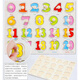 Niedliche ABCD-Brief Spielzeughandschützer Panel Holz 2-3-4 Jahre alte Baby Puzzle Brett Kognition Form Kognition Kognition