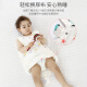 Colorful Doctor Baby Vest Sleeping Bag Pure Cotton Gauze Summer Thin Baby Anti-Kick Quilt Infant Air-conditioned Room Sleeping Bag Children's Belly Protective Sleeping Bag Newborn Supplies Vest Gauze Small Fish 72CM (Recommended for 0-2 years old)