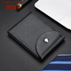 Camel cavalry driver's license leather case card bag men's multi-functional driving license driver's license two-in-one wallet women's ID bag protection case black