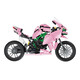Kaichi Le Kawasaki H2 Motorcycle Assembly and Assembly Bloques de construcción de alta calidad BMW juguetes para automóviles deportivos para niños y niñas Kawasaki H2r Pink Motorcycle 838 partículas