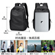 Sacquage Kangourou pour hommes Sac à dos de grande capacité pour femmes Junior School Bag Sac collège étudiant de voyage sac ordinateur sac de voyage noir