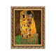 
Linge Impression Modern Decorative Painting Green Card World Famous Painting Klimt Series Abstract Character Oil Painting European Mural Hanging Painting Kiss C695 Tree of Life Frame 80*120 cm