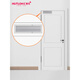 XMSJ hidden door closer hidden hydraulic buffer installed fire door bullet GZ-3523 hidden (stop at will) 65G