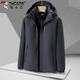Woodpecker (TUCANO) Jacket Men's Jacket Men's Autumn and Winter Three-in-One Casual Outdoor Sports Men's Wear Black 2XL