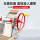 Fideos prensa doméstica pequeña máquina de rodillos múltiples mascotas de masa multifunción piel wonton skin caña manual de la máquina de fideos viejos 150 Tipo ordinario (cuchillo de masa de 3+6 mm) Roller anti-rifería