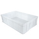 Jingulao Logistics turnover box Thickened plastic tool parts box storage box No. 1 blue 710*455*180mm KZS-698