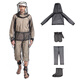 He Jiagong outdoor adventure camping mesh anti-mosquito clothing four-piece set fishing anti-mosquito bite clothes pants hand anti-mosquito pants S/M