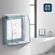 NVC NVC Electrician switch socket transparent 86-type wall socket protective cover waterproof box splash-proof box