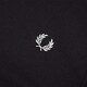 
FRED PERRY Wheat Ear Men's Cotton Laurel Embroidered Logo Simple Casual Short Sleeve T-Shirt M3519 608 Dark Blue S