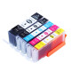 Los cartuchos de tinta EVI PGI-880XL adecuados para Canon TS8380 TS9580 TS8180 9180 6180 8280 TR8580 708T Cartuchos de tinta de impresora CLI-881 Set de seis colores