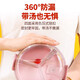 希乐扣圆形饭盒上班族可微波炉加热专用碗带饭玻璃饭盒餐盒保鲜盒 幸运绿圆1050+圆650+圆450