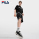 斐乐（FILA）LOOP断层鞋男鞋帆布鞋新款休闲鞋运动板鞋 黑-BK 41