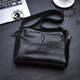 ANDSEEYOU trendy brand shoulder bag new style boutique genuine leather shoulder bag new style fashionable soft leather men's crossbody bag cowhide casual large capacity backpack mobile phone men's bag black
