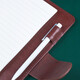 
Bowen Magnetic Fitting Binder Business Notepad PU leather 9-hole 6-hole notebook can be replaced with inner core for office use, with card slot pen insert customized [(9921)A5 Black 6-hole binder]