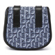 Kenzo Kenzo Takada Frauen Mini -Kurier Jacquard Umhängetasche Crossbody Bag Blue FB62SA702B01 76