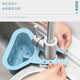 Home KATEI STORY Japanese kitchen sink drain basket storage rack faucet wash basin rag sponge storage rack plastic small hanging rack blue