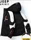 
Jeep (JEEP) black gold down jacket men's jacket casual winter short hooded thickened trendy cold-proof medium-length custom LOGO YR681 black (short) XL