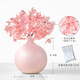 Aesthetic hacker carnation hydrangea immortal dried flowers decorative ornaments bouquet living room home vase dining table Nordic mini ins single vase bouquet pink set 2