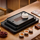 Shandian Water Tea Tray Household Small Drainage Water Storage Type Kung Fu Tea Set Tea Sea Dry Infusion Table Tray 36*23cm