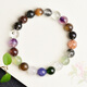 Muchin crystal multi-pack bracelet hair crystal ghost super seven aurora prehnite tanzanite mixed crystal bracelet