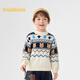 Balabala children's sweater boys' jacquard sweater autumn and winter inner wear 201424103105