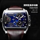 
police Italian police watch two-place time square diva racing avi8 chronograph men's quartz watch PL14698 blue cafe PL14698 JSU03 bracelet double time zone