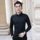 [90-260 catties can be worn] white shirt men's spring and autumn new men's business casual solid color non-ironing thin long-sleeved shirt Korean version of self-cultivation professional dress work all-match shirt men's white 2XL