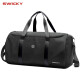 SWICKY Ruichi's new ozone disinfection fitness bag travel bag handbag men's sports short-distance mountaineering luggage bag women's cross-body large-capacity clothes bag black wet and dry separation [68% of people chose]