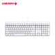 CHERRY Cherry MX2.0S Mechanical Keyboard Gaming Keyboard Office Keyboard Computer Keyboard Full Size Keyboard Wired Keyboard Cherry No Steel Structure White Tea Roller