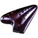 
Three-tube ac ocarina, 3-tube mid-tone C-module air sound performance level wide range pottery flute student adult musical instrument Three-tube AC [smoked] [alloy box containing aluminum] with smoked and burning flavor