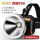 
Bright General P90 strong bass head lamp charging super bright head-mounted lighting special LED yellow light outdoor miner 9923-white light upgrade P90-battery 12-24 small