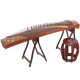 Dunhuang [neues Produkt] Guzheng 694l Mahagony Series Shell Carving -Bewertungsanfänger Guzheng Musikinstrumente Doppelte zwölf 618 694l Happy Eyebrauen