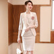 J-ME autumn small suit female host jumpsuit formal skirt professional suit suit jacket beauty jewelry store work clothes 7-point small suit + white jumpsuit S