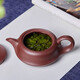 Zun Hu Yixing purple clay pot curved pot famous original mineral purple eggplant mud household teapot tea set curved pot 200cc National Day and Mid-Autumn Festival