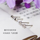 YOUSHINUO platinum earrings small love heart cute little girl platinum PT950 heart-shaped small earrings mini platinum earrings glossy small love single * straight needle