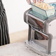 Jun Wife (JUNXIFU) Electric Noodle Machine Stainless Steel Noodle Press Small Commercial Noodle Machine Fully Automatic Intelligent Home Roller Noodle Machine Noodle Drying Machine Dumpling Wonton Skin Butterfly Noodle Drinking Machine Stainless Steel Two Knife Noodle Skin + 3 kinds of noodles With Color Box + Outer Box With Gifts