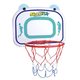 Double aviation foldable, punch-free hanging basketball frame, children's basketball ring, indoor basketball basket mobile basketball stand, 37CM ​​folding iron basket + 2 iron hooks-1601