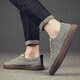 Zapatos de mesa de lienzo de marca jrnr zapatos para hombres transpirables para hombres nuevos zapatos casuales de hombres de estilo coreano de moda y versátiles 39