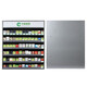
Huanxia cigarette cabinet display cabinet cigarette counter cigarette cabinet convenience store shelves cigarette specialty cigarette rack display rack wall-mounted wall type 728*126*1000 smoke pusher