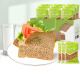 Bestore rye whole wheat bread 1000g/box breakfast bread low-fat fitness light meal replacement 0 sucrose toast snack