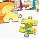 TOI Child's's Story Puzzle Toys Education Education Puzzle en bois Buzzle Boy and Girl Gift 100 pièces Continent dinosaure