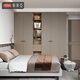 Sophia Wardrobe Bedroom Furniture Integrated Wardrobe Cabinets Swing Door Wardrobe Bedside Table Combination Cloakroom Whole House Customized Customized Gold