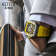 Bonest gatti watch masculin allemand entièrement automatique creux mécanique montre mécanique lumineuse vitier baril de baril pour hommes givrés de petit ami de petit ami argenté jaune BG9903-a