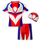Children's swimsuit boy split Ultraman 2023 new medium and large children 215 years old boy baby swimsuit set G&D swimsuit+swimming cap+swimming goggles+nose clip earplugs 3XL 3XL120-130 cm 50-60Jin Jin equals 0.5 kg