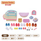 Senbeier family girls and girls have a house toys children's birthday fashion shoe store town series children's gifts Fashion shoe store 4862