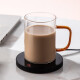 Yi Pot Tea Heating Coaster Insulation Base Smart Water Cup Constant Temperature Heater Cup Warmer Office Home Milk Warmer Tea Cushion Black Insulation Base