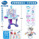 Disney Frozen Magic Mirror Dressing Table Elsa Princess Children's Dressing Table Girls Birthday Gift Home Toy Frozen Magic Dressing Table + Ice Crystal Dressing Box 1