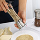 MAXCOOK 304 stainless steel grinder pepper manual grinding bottle black pepper powder pepper seasoning bottle seasoning jar 200ml small size MCPJ026