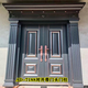 Xinjiamei Courtyard Villa Porte en acier inoxydable Porte de cuivre foncé en aluminium Porte de sécurité Porte de quatre ouvre